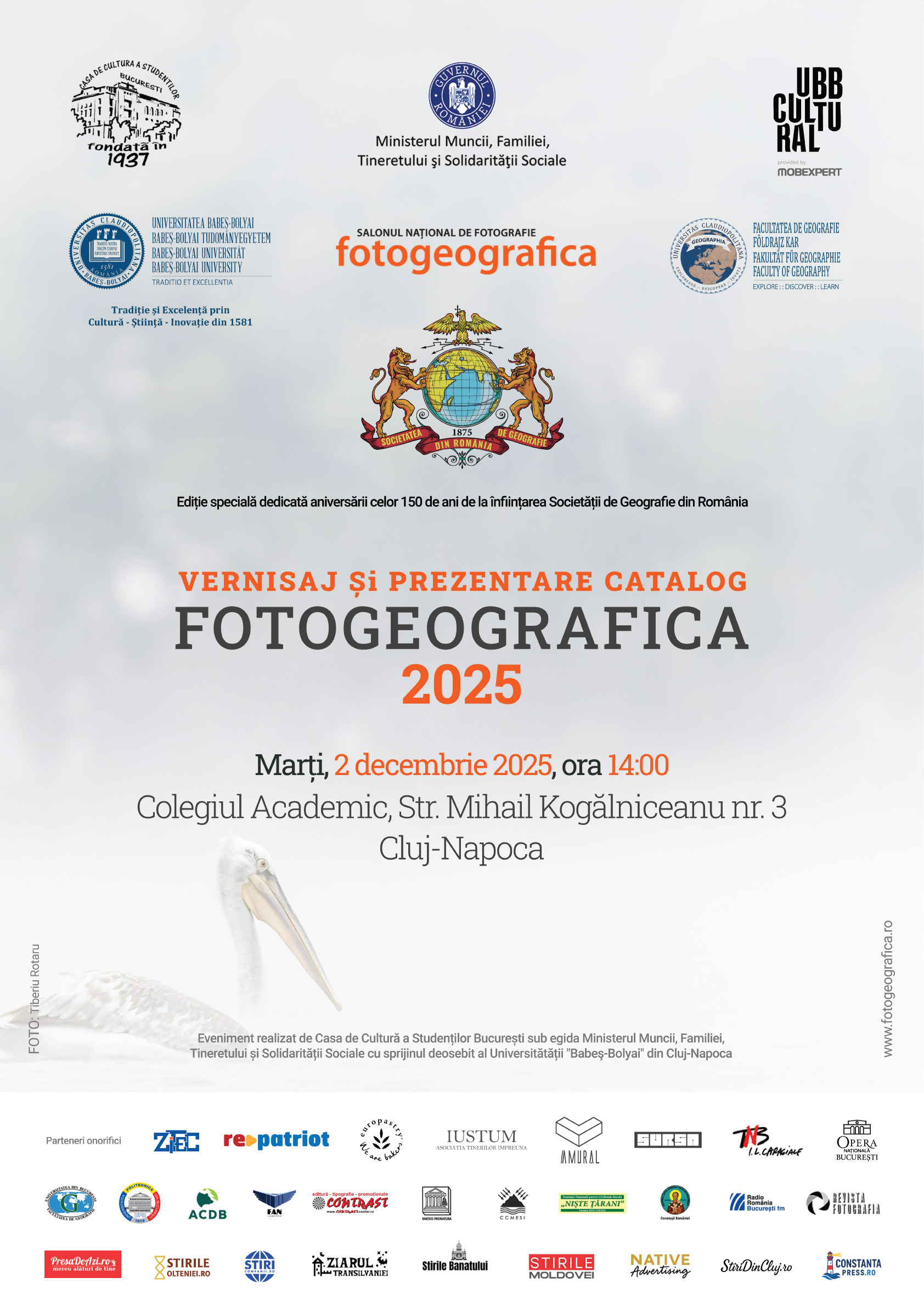 FOTOGEOGRAFICA 2025 la Universitatea Babeș-Bolyai din Cluj-Napoca
